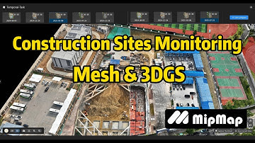 Construction Site Monitoring via Photogrammetry and Gaussian Splatting