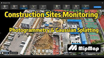 Construction Site Monitoring via Photogrammetry and Gaussian Splatting