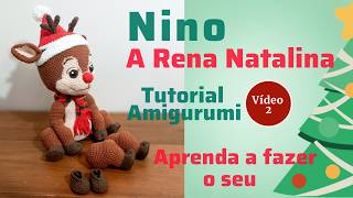 Download lagu Nino - The Christmas Reindeer in Amigurumi - Learn how to make the Hind Legs