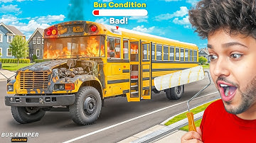 BUS FLIPPER: We Found the WORST Bus in the Game! ($100 Renovation Challenge)