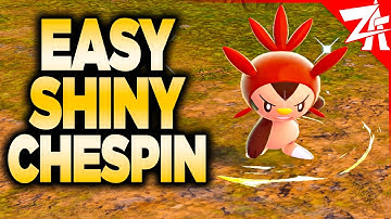 Easy Shiny Chespin Hunt in Pokemon legends Z-A