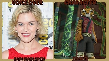 COMPARISON VOICE OVER AND CAST KUNGFU PANDA LEGEND OF  AWESOMENESS : ROYAL PAIN