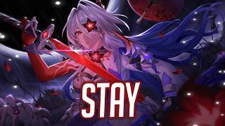 Nightcore - STAY (Rock Cover) (Lyrics)