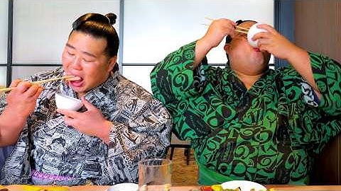 How Rice Is Made by Sumo Wrestlers?!🌾 Powerful Harvest… Eating It All🍚