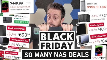 NAS Black Friday Deals I Would BUY - Synology, UGREEN, QNAP, Seagate, WD, Terramaster and MORE