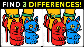 🌟Challenge Accepted! Spot 3 Tricky Differences If You Can!🔥【#409 Brain Game Challenge】
