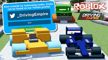 *NEW* MONEY CODE UPDATE in Driving Empire & Roblox Classic cars are BACK!!