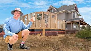 Restoring My $7,000 Farm Mansion: The First Framing Begins!