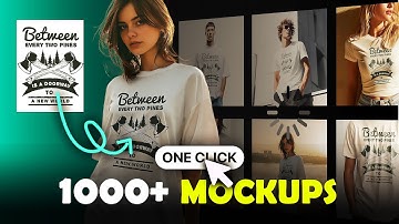 How I Create 1000 T-Shirt Mockups in 4 Minutes (No Canva)
