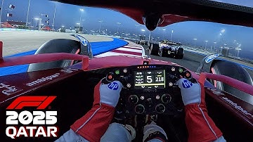 INSANE Qatar Night Race! | F1 25 POV | Full Motion Rig