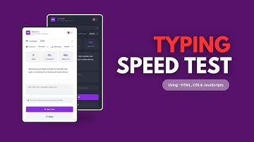 I Built a Typing Speed Test App using HTML, CSS & JAVASCRIPT 