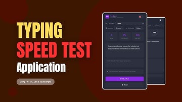 I Built a Typing Speed Test App using HTML, CSS & JAVASCRIPT 