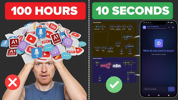 I Built an AI Agent That Consumes 100 Hours Content For You (n8n + No-Code)