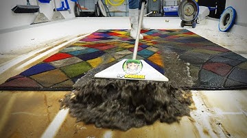 This Filthy Rug TRIGGERED Me… Until the Colourful Reveal 😳🔥 Satisfying ASMR Carpet Cleaning.