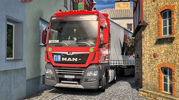 Driving Through Tight Narrow German Streets | #ets2 1.56