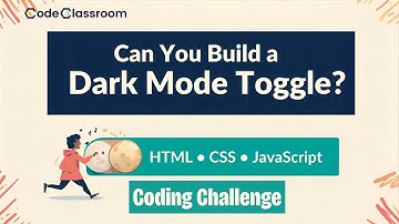 Build a Dark Mode Toggle in 6 lines of Javascript!