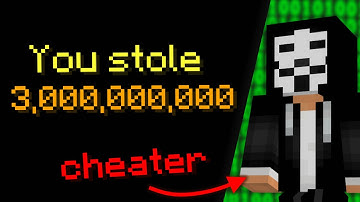 I stole 3,000,000,000 coins from illegal traders (hypixel skyblock)