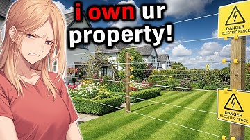 Neighbor put Electric Fence Through my Garden To STEAL my Property!