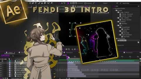 Create a 3D Fendi Intro edit in After Effects