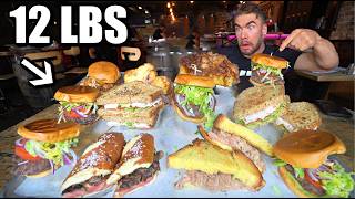 RESTAURANT IS 100% SURE I'LL FAIL THIS 12LB BURGER CHALLENGE | Joel Hansen