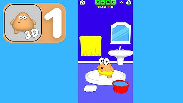 Pou 3D - Gameplay Walkthrough Parte 1 - Tutorial (Android game)