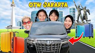 VLOG 1 JAM PERJALANAN KE JAKARTA SEKELUARGA!! AYOO KITA LIBURAN!!