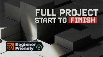 a full Houdini Project: Abstract Motion Design