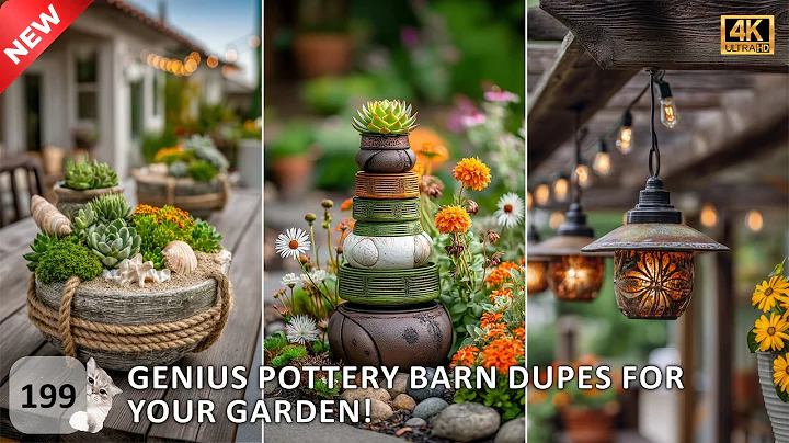 🤑 EASY! GENIUS Pottery Barn DUPES! ♻️ 2026 NEW YEAR Garden Decor DIYs from Dollar Tree HACKS! 💲