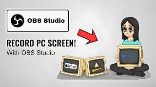 Record PC Screen with OBS Studio Windows, MacOS, Linux | Turn on Screen Recording OBS Studio