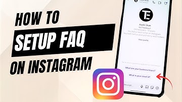 How To Set Up FAQ on Instagram