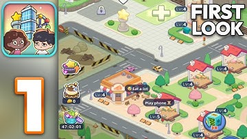 Happy Citizens - Mayor Sim - Walkthrough Gameplay Part 1 - Tutorial (iOS, Android)