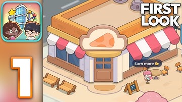 Happy Citizens - Mayor Sim - Walkthrough Gameplay Part 1 - Tutorial (iOS, Android)