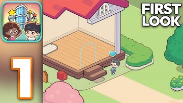 Happy Citizens - Mayor Sim - Walkthrough Gameplay Part 1 - Tutorial (iOS, Android)