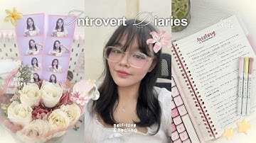 cozy INTROVERT diaries 🍵🌸comfort in being alone, solo dates, cafe study, and self-love ft. FIFINE M9