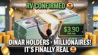 Congratulations! RV Confirmed Iraqi Dinar Holders RV Turns Investors Into Millionaires💥IQD News