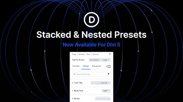 Grote upgrade! 🤯 Gestapelde en geneste presets voor Divi 5