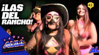 Las del Rancho: Mary-Nix-Mazahua vs Lilith Dark, Lady Cat y Golden Girl | AULL | Lucha completa