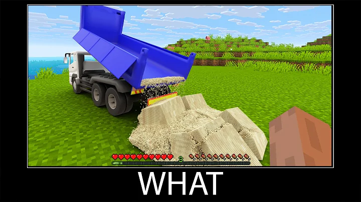 Minecraft wait what meme part 396 realistic minecraft Sand