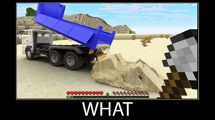 Minecraft wait what meme part 396 realistic minecraft Sand