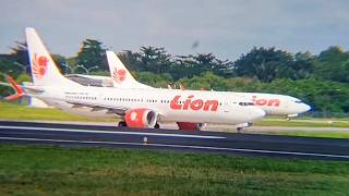 SERU‼️Nonton kerumunan pesawat Lion Air take off landing di bandara kualanamu