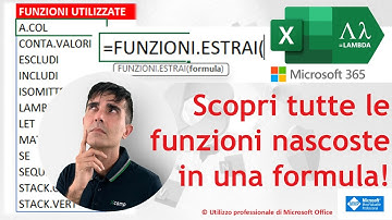 EXCEL 365 – TRUCCHI E SEGRETI: 🏷️ LAMBDA oltre ogni limite: la funzione FUNZIONI.ESTRAI