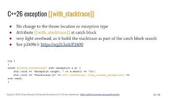 The Hidden Power of C++23 std::stacktrace for Faster Debugging & Exception Handling - Erez Strauss