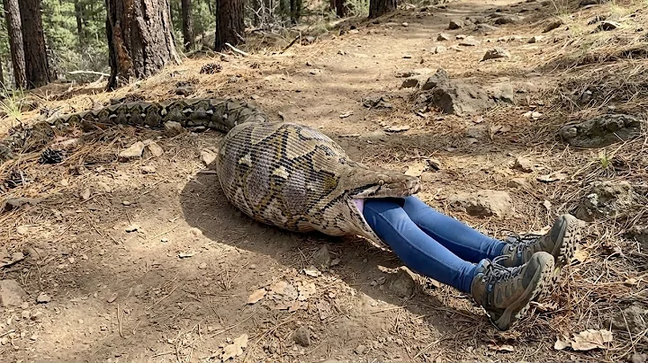 rescue animal: Giant Reticulated Python Attacks Hiker: Incredible Mountain Rescue Mission