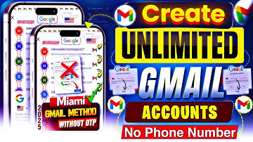 Unlimited Gmail Account Without Phone Verification | Unlimited Gmail Create Method 2025 Create Gmail