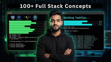 Learn 100+ Full Stack Concepts by building Projects (Complete Full stack Roadmap)