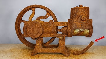 Roestig en volledig vastgelopen mysterieus gereedschap restaureren – De onthulling zal je verbazen!