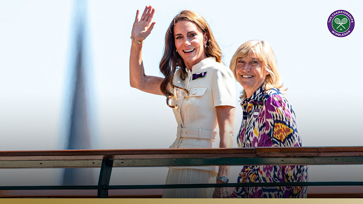 HRH The Princess of Wales arrives at Wimbledon 2025