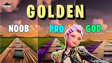 Huntrix - Golden - KPop Demon Hunters - Noob vs Pro vs God (Fortnite Music Blocks)