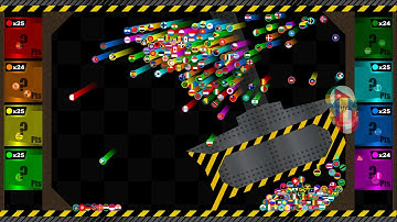 Elevator Crush #2 - Worldwide Teams Survival - Marble Race Countries in Algodoo