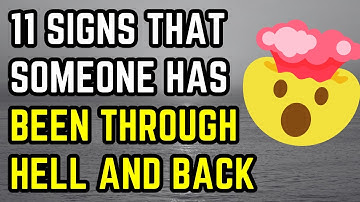 11 tiny signs that someone has been through hell and back🤯😲 #trauma #mentalhealth #psychology